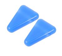 BETOOKY 2pcs Support Stabilisateur pour Diapason en Silicone Bleu, Base Triangulaire Antidérapante, Facile à Nettoyer, pour Activités en Plein Air et Voyage