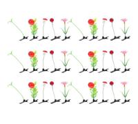 BETOOKY 30 Pièces Barrettes Cheveux de Plante Simulée, Pinces à Cheveux Créatives en Pp et Fer, Tenue et Faciles à Porter pour Activités et Voyages