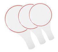BETOOKY 3pcs Tableau Blanc Effaçable à Sec pour Juges, Planche Effaçable Simple Face en Mousse, Accessoire pour Tableau de Score et Vote
