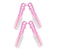 BETOOKY 4 pièces Set de Peignes Professionnels à Dents Acier pour Perruques Coiffage Facile et Démêlage Doux Anti-statique pour Entretien de Perruques Outil Pratique pour Femmes