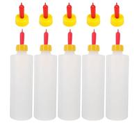 BETOOKY 5 Biberons D'agneau en Pvc 400ml avec Tétines de Remplacement pour Alimentation Sûre et Solide des Moutons et Bovins la Ferme