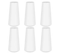 BETOOKY 6 Pièces Pompons de Cordon de Stores Romains en Bois Blanc, Embouts de Tirette pour Accessoires de Rideaux et Mobilier, Installation Simple pour Fenêtres