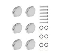 BETOOKY 6 Sets de Poignées D'accordage Métalliques Pratiques et Fiables pour Accessoires de Guitare Folk, Adaptées aux Guitaristes Exigeants