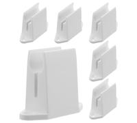BETOOKY 6pièces Support de Manivelle pour Stores Roulants Support Mural Plastique Blanc pour Manivelle Auvent de Système Attache Mural pour Rangement Ordonné