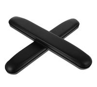 BETOOKY Accoudoirs en Mousse pour Fauteuil Roulant Universels, Coussin Confortable pour Coude, Accessoires de Soins aux Patients Vis, Noir, Facile à Assembler, Lot de 2