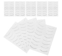 BETOOKY Autocollants de Maquillage Yeux Noirs, 10 Feuilles de Tatouage Temporaire pour Faux Cils Adhérence Élevée et Fusion sans Couture, pour Mariages et Scènes