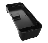 BETOOKY Bac de Récupération Noir Anti-fuite pour Compresseur de | Plastique, Bords Relevés et Fixation à Clip, Installation Simple, Zone Sèche sous L’appareil