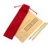 BETOOKY Baguettes de Mesure Divination en Laiton Or Rétractables, Faciles à Transporter, Ensemble Portable pour Détecter l'eau Veines Énergétiques