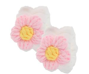 BETOOKY Bandes Souples Lavables en Tissu Corail de Fleur, Bracelets à Fleurs Pratiques et Portables pour Soins du Visage, Accessoires Spa pour Femmes et Amies