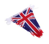 BETOOKY Bannière Suspendue Drapeau Union Jack Créatif en Polyester Royaume-uni pour Décoration Fête Nationale et Fête de Rue pour Événement et Photo Prop