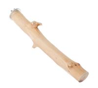 BETOOKY Bâton à Oiseaux en Bois Naturel Beige pour Perruche, Perchoir pour Exercice et Broyage des Griffes, pour Décorer la Cage des Oiseaux