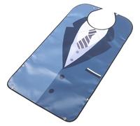 BETOOKY Bavoir Adulte Imperméable en Polyester Design Imprimé Délicat, Facile à Nettoyer, Protège les Vêtements Lors des Repas pour Personnes Âgées