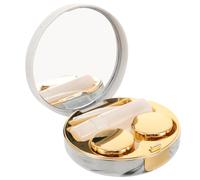 BETOOKY Boîte à Lentilles Ronde 1 Set en Plastique avec Miroir