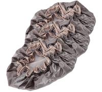 BETOOKY Bonnets de Imperméables pour Femmes 3pcs en Polyester et Peva Double Couche, Protection Coiffure Pendant la Routine Beauté et Bain