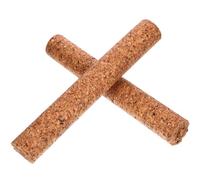 BETOOKY Bouchons de Liège Naturels 2pcs pour Bouteilles, Bouchons Pratiques et Étanches, Adaptés pour Hôtels et Clubs, Matériau Liège Marron