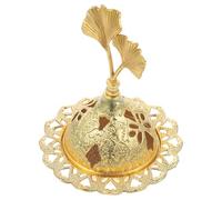 BETOOKY Brûleur Encens Alliage Doré Support Cône et Bobine pour Intérieur Récupérateur de Cendres Stable pour Maison Bureau Aromathérapie Décoration Zen