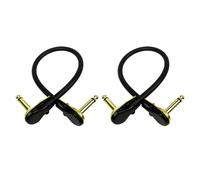 BETOOKY Câble D'instrument Guitare Électrique 2pcs en Cuivre Flexible Haute Fidélité Couleur Or pour Accessoires Guitare Acoustique et Effets