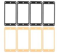 BETOOKY Cadres de Pick-up en Plastique 8pcs pour Guitare Électrique 6 Cordes, Protection Résistante à L'usure, Dimensions 9,10x4,50x0,60cm, Accessoires pour Scène et Festival