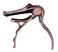 BETOOKY Capo pour Guitare Classique Métal Robuste Pince Type Crocodile Accessoire pour Guitare Acoustique et Électrique Compatible Basses et Folk Finition Rouge