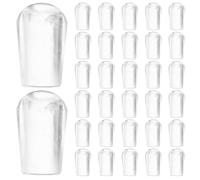BETOOKY Capuchons D'extrémité Housse de Protection Polyvalente en Plastique Blanc Lot de 100 Protégeant les Mains des Rayures pour Cintres Accessoires pour Crochet