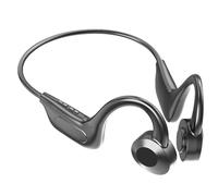 BETOOKY Casque Conduction Osseuse sans Fil Étanche Cadre Léger Mémoire Autonomie Longue Durée pour Sport Fitness Extérieur