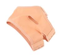 BETOOKY Ceinture Tonifiante Visage en Élasthanne Beige, Bandage Compressif Lifting pour Femme, Taille Xs-m, Maintien Serré pour Double Menton et Contour du Visage