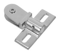 BETOOKY Charnière Pivotante pour Porte de Bain en Verre Double Ouverture 7.90X7.70X2.00Cm Acier Inoxydable Fixation Supérieure et Inférieure Salle de Bain