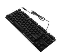 BETOOKY Clavier de Jeu USB 87 Touches Noir en Plastique, 19 Anti-conflits