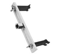 BETOOKY Clé à Réservoir Design à Deux Griffes Coudées en Métal Argenté pour Démontage Bouchon Cuve Fioul et Huile Moteur, Outil pour Entretien Automobile