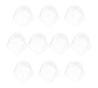 BETOOKY Cloche de Protection Carrée pour Jardin et Serrage pour Succulentes et Plantes Conception Gain de Place 10 Pièces en Plastique Transparent Couverture Réutilisable