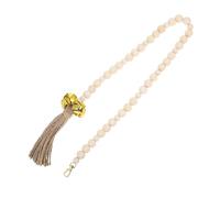 BETOOKY Clochette pour Chien en Bois Corde en Coton Beige, Pratique et Facile à Installer, pour L'entraînement des Animaux Décoration de Poignée de Porte