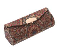 BETOOKY Coffret de Rouge à Lèvres Vintage avec Miroir, Organisateur de Maquillage Portable en Liège et Pu, Rangement Multifonction Robuste pour Coiffeuse et Collection Beauté