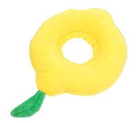 BETOOKY Collier Jaune en Peluche Douce pour Chat de Récupération Ajustable et Confortable, Protège Le Léchage Griffures, pour Fêtes et Rassemblements