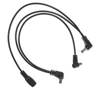 BETOOKY Composants Électroniques de Haute Fidélité Connecteur Coudé Câble D'alimentation Noir pour Effets de Guitare pour Pédales D'effets en Studio ou Scène
