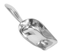 BETOOKY Cuillère à glace plate en acier inoxydable, idéale pour servir la farine, le riz et autres aliments. Manche ergonomique pour la cuisine, les fêtes et un usage domestique.