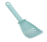 BETOOKY Cuillère de Cuisine Multifonctionnelle Légère Plastique avec Passoire Intégrée pour Filtrer Écumoire Pratique pour Purée et Nouilles Design Suspension Usage Domestique Polyvalent