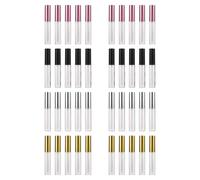 BETOOKY de Gloss à Lèvres Vides ou Transporter un Paquet pour Fabriquer des Cosmétiques avec Brosse Rechargeable en ABS Lot de 40 Tubes de 10ml Design Unique et Pratique