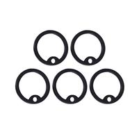 BETOOKY de Silence de Bruit et des Bords, Accessoire Pratique en Silicone Noir 12pcs pour Chien pour Plaques D'identification d'animaux