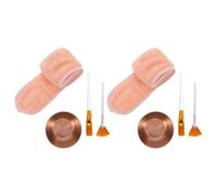 BETOOKY Ensemble Complet D'outils de Soins du Visage en Nylon et Acier Inoxydable pour Nettoyage Profond et Mélange, Kit Portable pour Routines de Soins à Domicile