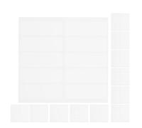 BETOOKY Étiquettes Autocollantes Blanches 120 Pcs Lavables et Imperméables pour Vêtements - Étiquettes Nominatives Inscriptibles sans Repassage - Adhésives en Tissu pour Enfants Crèche