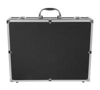 BETOOKY Étui pour Micro sans Fil avec Poignée Boîte de Rangement Rigide pour 4 Microphones Portables Mallette de Protection Noire Résistante aux Chocs Transport Facile pour Usage