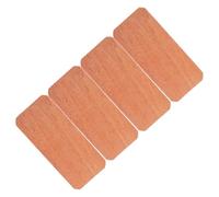 BETOOKY Feuilles de Cèdre Espagnol Facile à Ranger Transporter pour Humidificateur de Cigares, Accessoires en Bois Marron Pack de 4 Pièces pour Bureau et Occasions Diverses