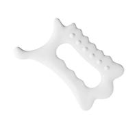 BETOOKY Grattoir de Massage en Résine Blanc Compact Outil de Massage Musculaire Multi-Usages pour Visage et Corps Planche à Gratter Lisse et Résistante Accessoire Pratique pour