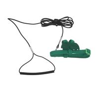 BETOOKY Harnais de Dressage au Vol pour Perroquet Petit Taille M Vert, Laisse Réglable de Sécurité avec Ailes Décoratives, Accessoires pour Entraînement Extérieur des Oiseaux