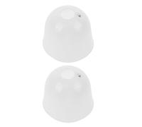 BETOOKY Kit 2 Pièces Cache-ventilateur de Plafond Blanc en Plastique, Canopée Inférieure Facile à Installer pour Protection et Décoration Chic du Ventilateur