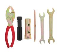 BETOOKY Kit D'outils Portable Ensemble Complet avec Pinces pour Moto Clés à Bougie et Tournevis en Métal pour Entretien et Réparation