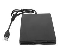 BETOOKY Lecteur de Disquette Externe Noir en Abs, Léger et Plug and Play, Compatible Ordinateur Portable pour Bureau et Usage Mobile