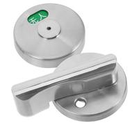 BETOOKY Loquet de Porte Kit Complet en Acier Inoxydable Indicateur de Verrouillage sans Clé, Visibilité Améliorée pour Toilettes Publiques pour Hôtels et Maisons