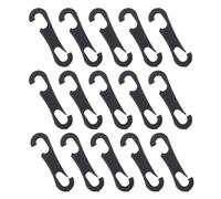 BETOOKY Lot de 100 Crochets pour Housse de Siège Auto en Plastique Abs Design Antidérapant, Fixation Facile pour Intérieur de Voiture, Compatible Couvre-Neige et Demi-Housse