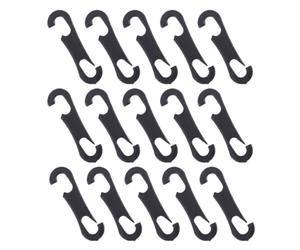 BETOOKY Lot de 100 Crochets pour Housse de Siège Auto en Plastique Abs Design Antidérapant, Fixation Facile pour Intérieur de Voiture, Compatible Couvre-Neige et Demi-Housse